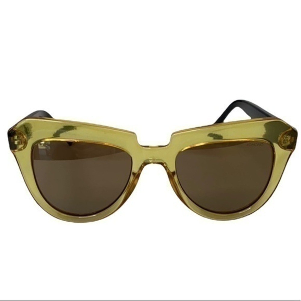 KOMONO Cateye Sunglasses Stella Cider Black Yellow NEW cat eye - Picture 3 of 14